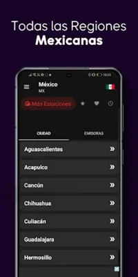 Radio Mexico FM AM en Vivo android App screenshot 1